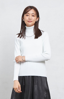 [1.7万枚突破] スーパーストレッチタートルネックプルオーバー