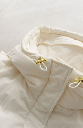 エアリーフードピュアダウンベスト