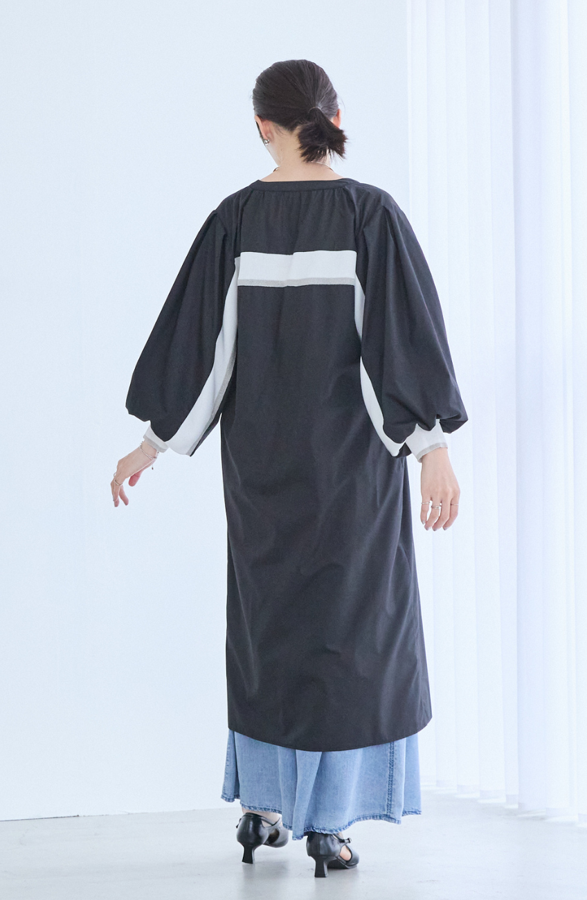 EC限定　バックヨークテープシャツワンピース