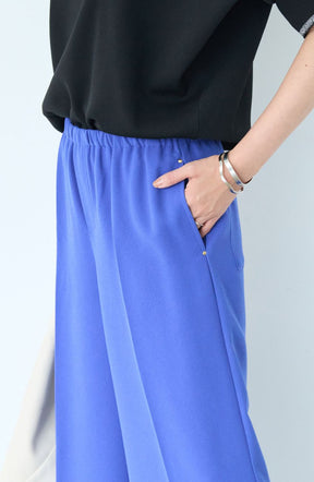 シルクライクセンタープレスパンツ