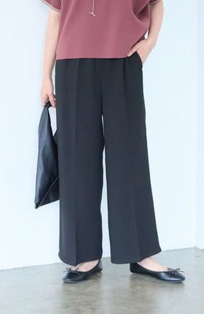 シルクライクセンタープレスパンツ