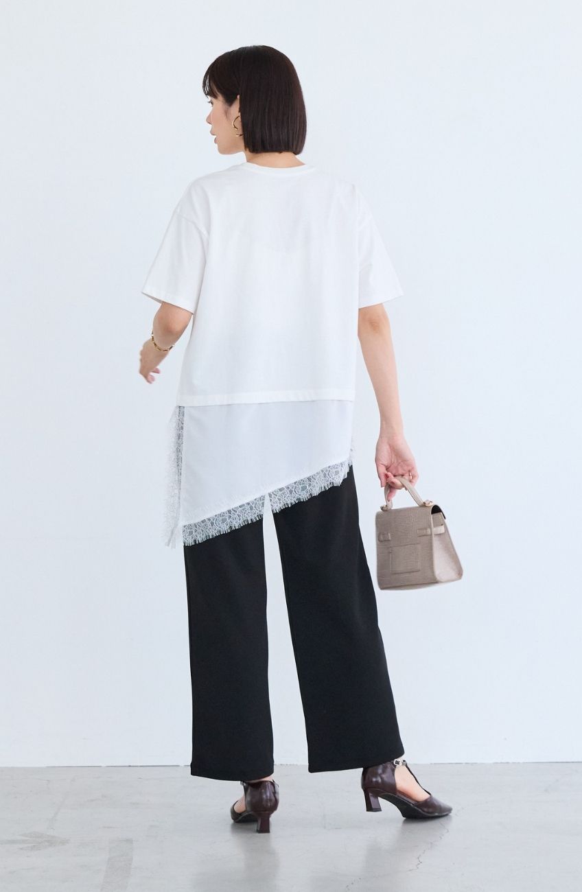 ジャガードボンディングベーシックパンツ
