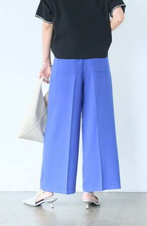 シルクライクセンタープレスパンツ