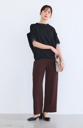ジャガードボンディングベーシックパンツ