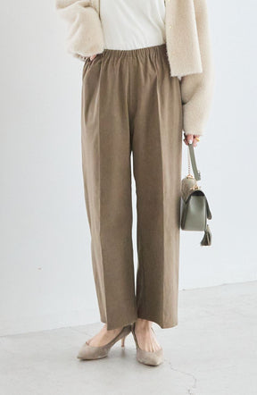 ストレッチ起毛ノンシームパンツ