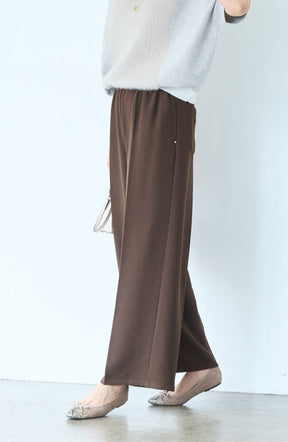 シルクライクセンタープレスパンツ