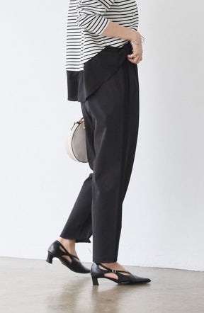 CICA配合サークルストレッチテーパードパンツ