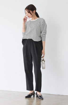 CICA配合サークルストレッチテーパードパンツ