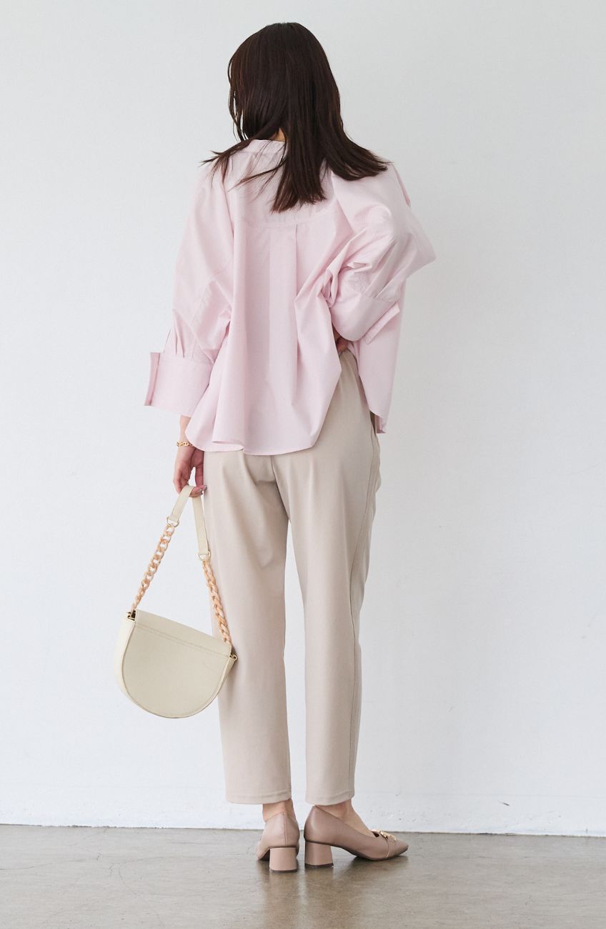 CICA配合サークルストレッチテーパードパンツ