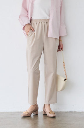 CICA配合サークルストレッチテーパードパンツ