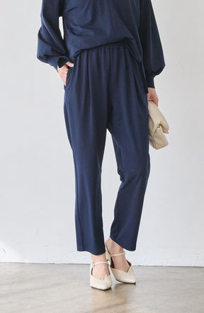 CICA配合サークルストレッチテーパードパンツ