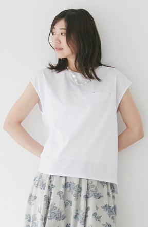 EC限定　DRY COTTON フレンチスリーブプルオーバー