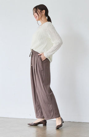 レーヨンナイロンイージーパンツ