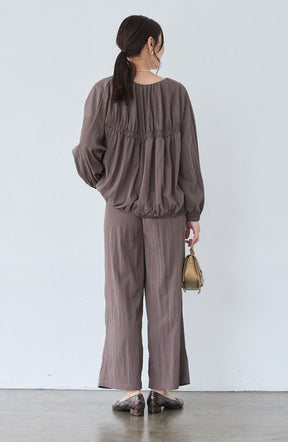 レーヨンナイロンイージーパンツ