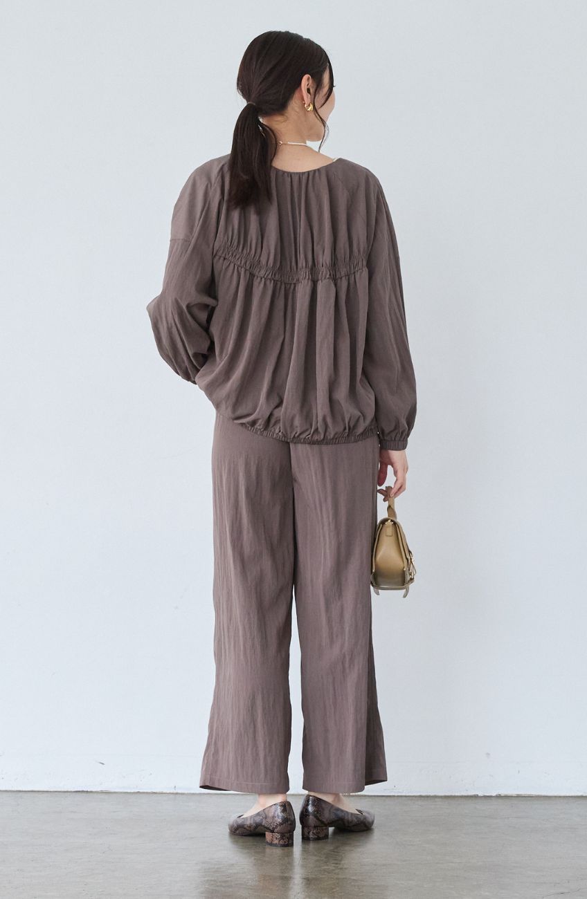 レーヨンナイロンイージーパンツ