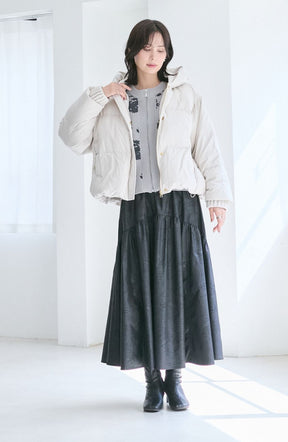 フラワージャガードモールブルゾン