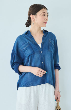 Hand Madeブラストデニムシャツ