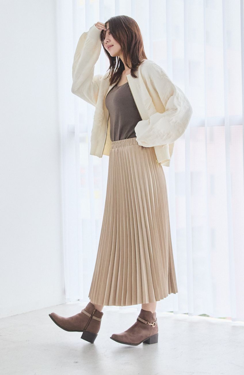 フラワージャガードモールブルゾン