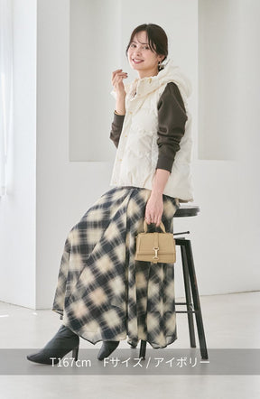 エアリーフードピュアダウンベスト