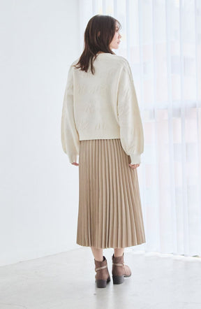 フラワージャガードモールブルゾン