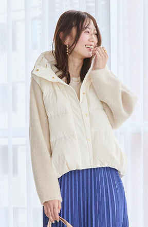 エアリーフードピュアダウンベスト