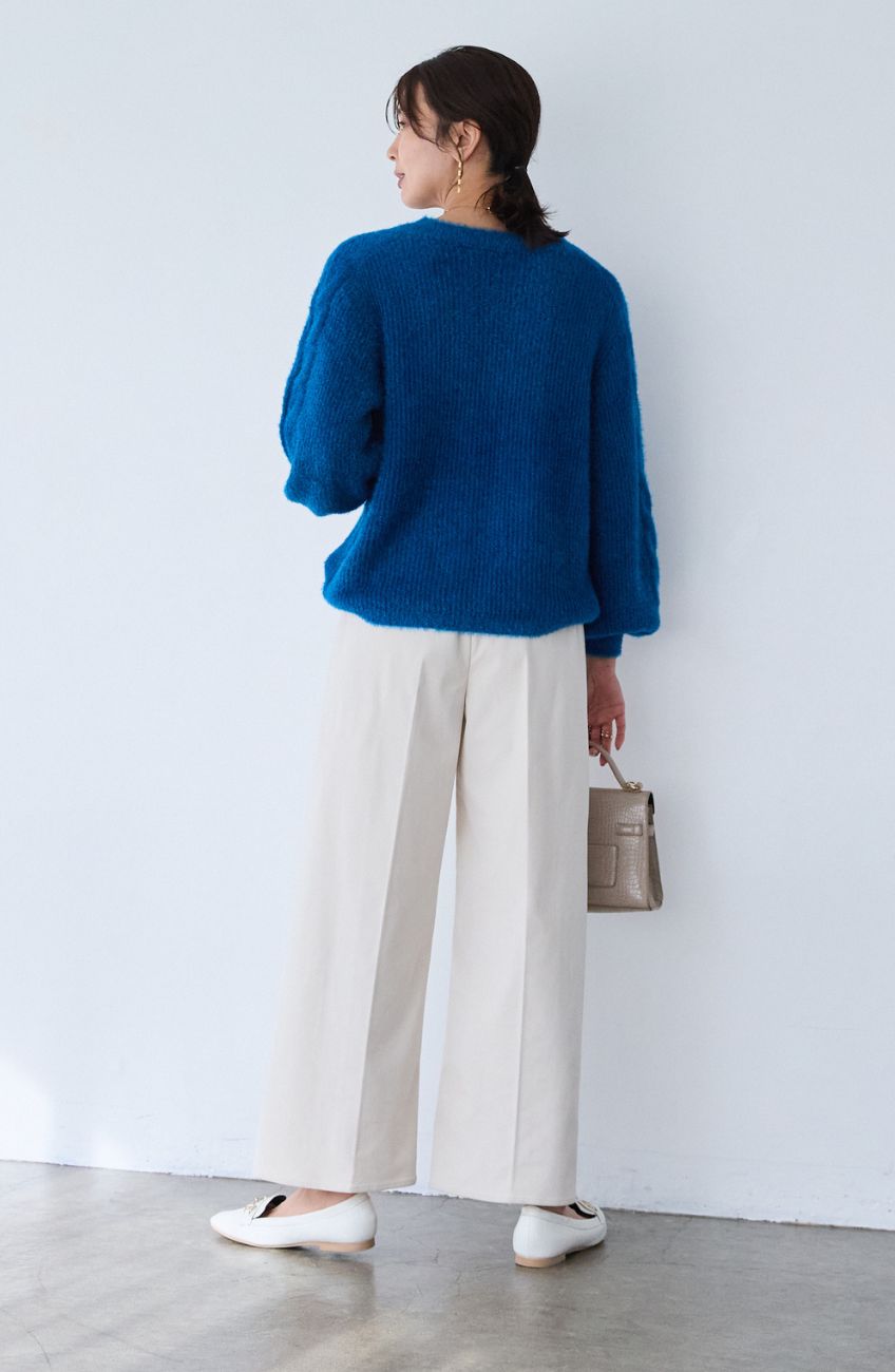 ストレッチ起毛ノンシームパンツ