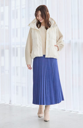 エアリーフードピュアダウンベスト