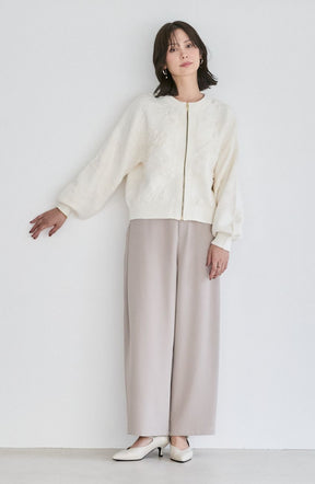 フラワージャガードモールブルゾン