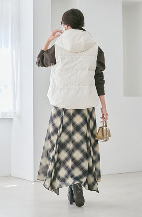 エアリーフードピュアダウンベスト