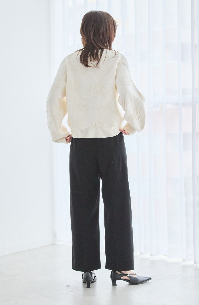 フラワージャガードモールブルゾン