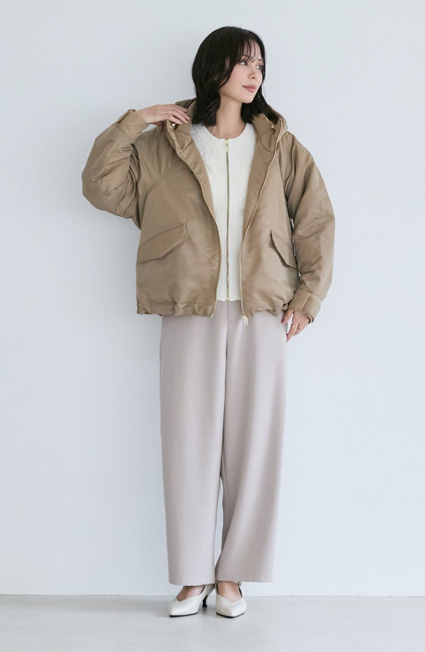 フラワージャガードモールブルゾン