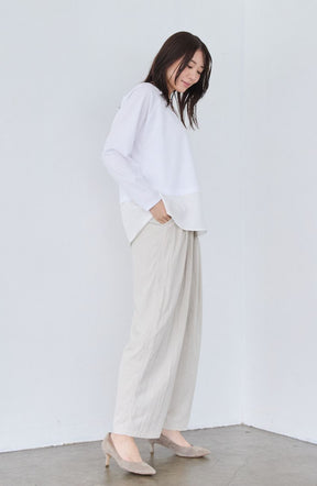 レーヨンナイロンイージーパンツ