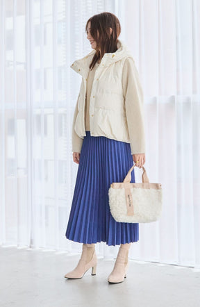 エアリーフードピュアダウンベスト