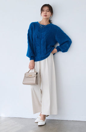 ストレッチ起毛ノンシームパンツ