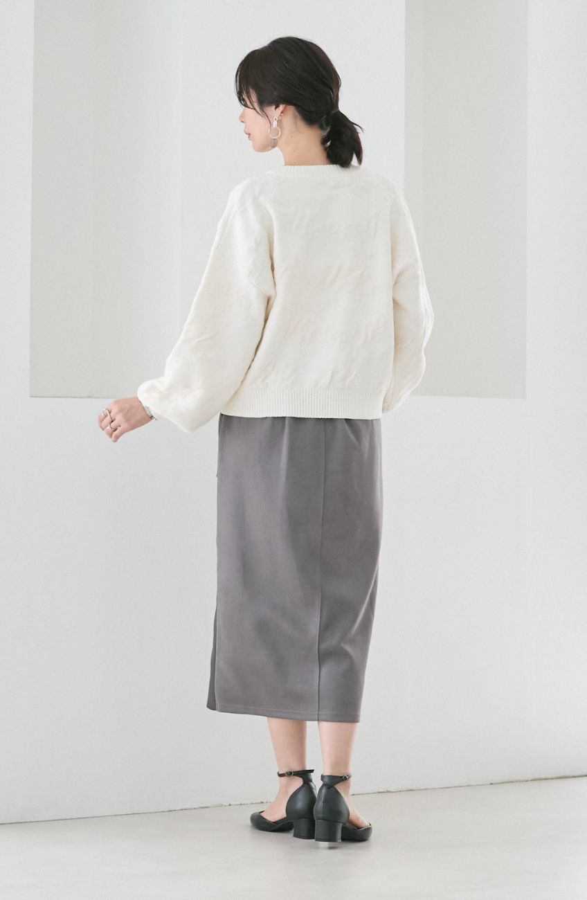 フラワージャガードモールブルゾン