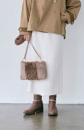 ファー×リング ショルダーBag