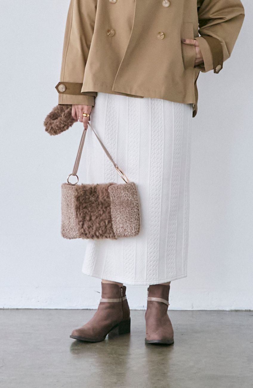 ファー×リング ショルダーBag