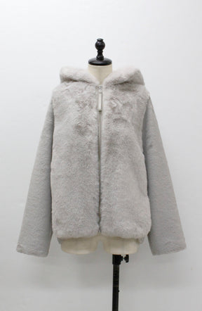 エコファー×ムートンジャケット