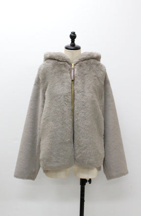 エコファー×ムートンジャケット