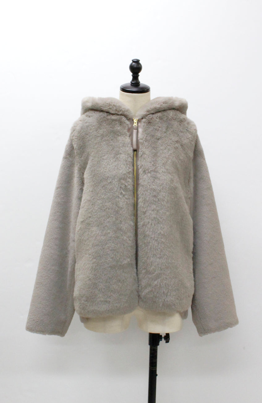 エコファー×ムートンジャケット