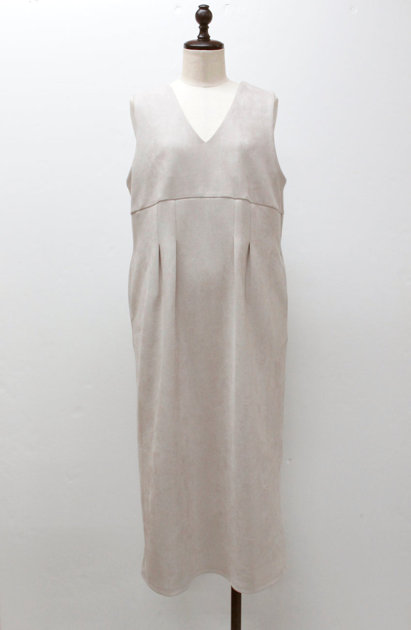 スエード2WAYジップジャンスカ