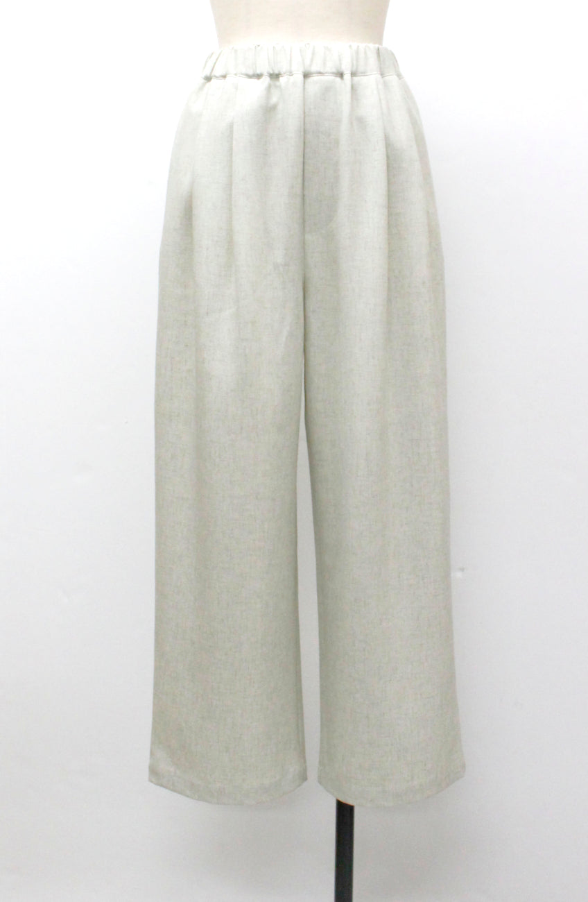 メランジゆるテーパードパンツ