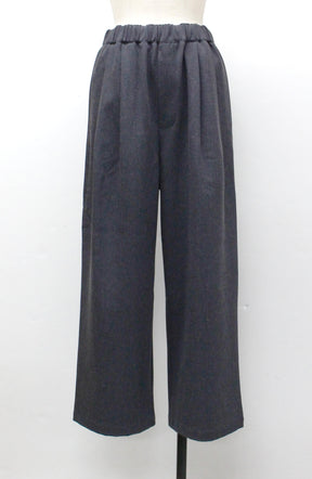 メランジゆるテーパードパンツ