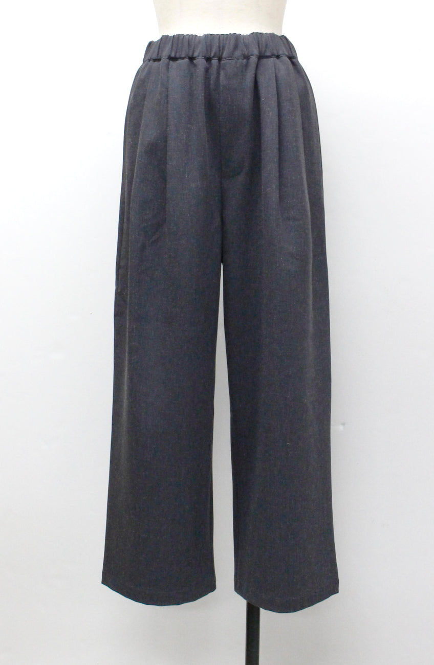 メランジゆるテーパードパンツ