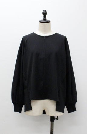 [acoさんコラボ] CICA配合サークルストレッチコクーンシルエットプルオーバー