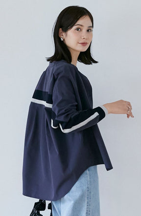 TC起毛バックヨークテープブラウス