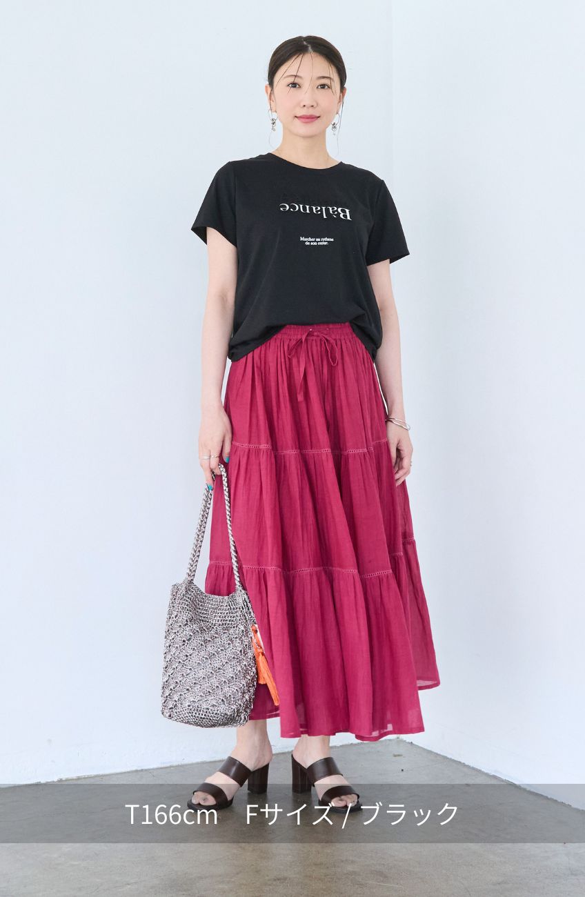 [高機能] ドライコットンエンボス×箔ロゴTシャツ