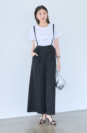 [高機能] ドライコットンエンボス×箔ロゴTシャツ