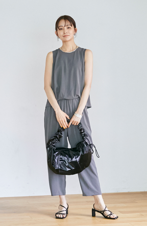 エナメルフリルショルダーBag