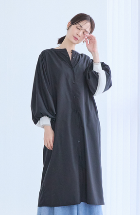 EC限定　バックヨークテープシャツワンピース